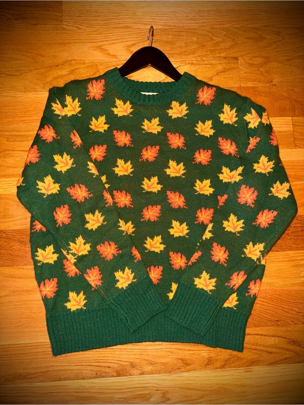 Kiel James Patrick Big Cozy Fall Leaf Sweater - Picture 3 of 6